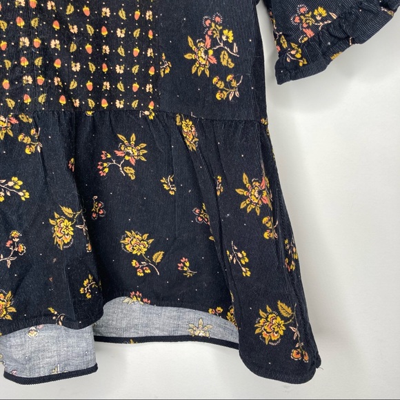 Madewell Corduroy Acorn Foulard Top size small - Picture 5 of 7